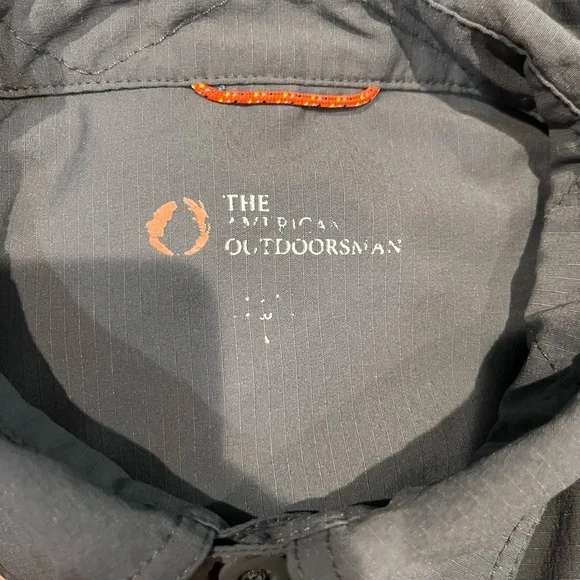 Dark Gray Short Sleeve Button-Up Shirt Men’s Large - Picture 10 of 10